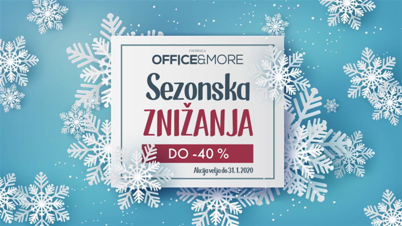 Office&More: Sezonska znižanja do - 40 %