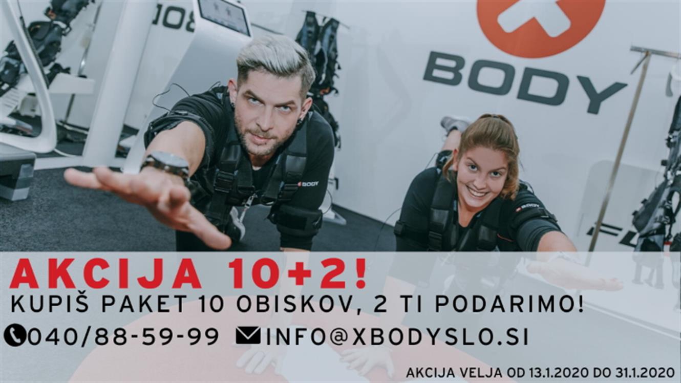 XBody Slovenija: 10+2 gratis