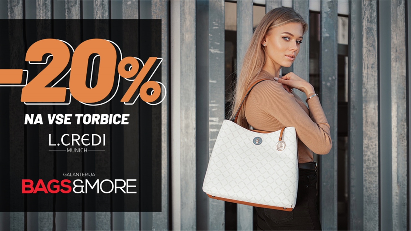 Bags&More: - 20 % na modne torbice L.CREDI