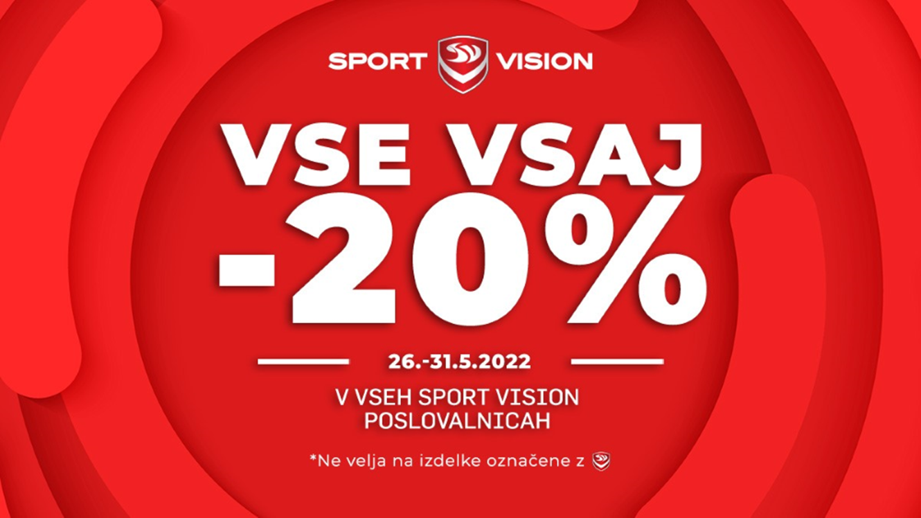 Sport Vision: Vse vsaj - 20%