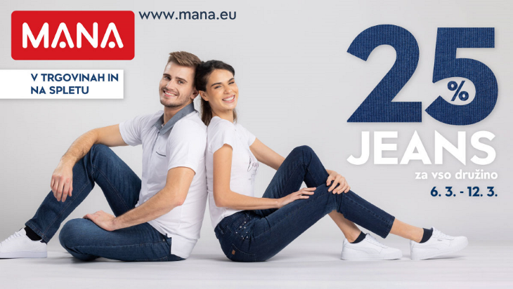 MANA: Akcija na jeans nove kolekcije