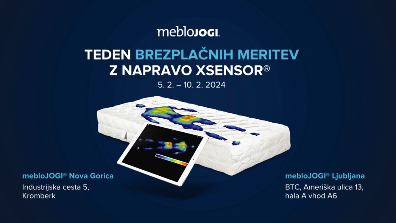mebloJOGI®: Teden brezplačnih meritev z X-Sensor® napravo