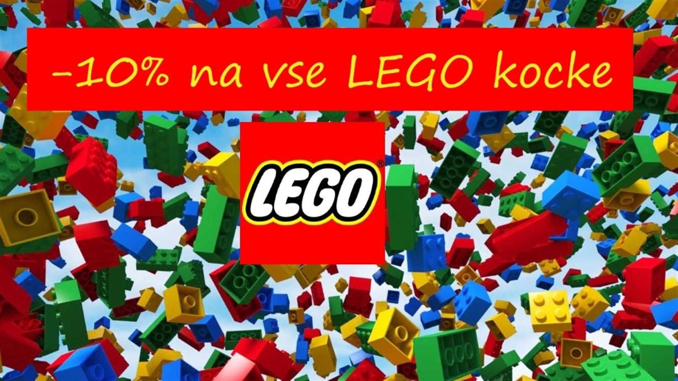 10 % popusta na vse LEGO kocke