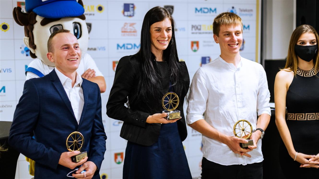 #BTCsport: Eugenia Bujak, Tadej Pogačar in Kristjan Hočevar prejemniki Zlatega Rogovega kolesa