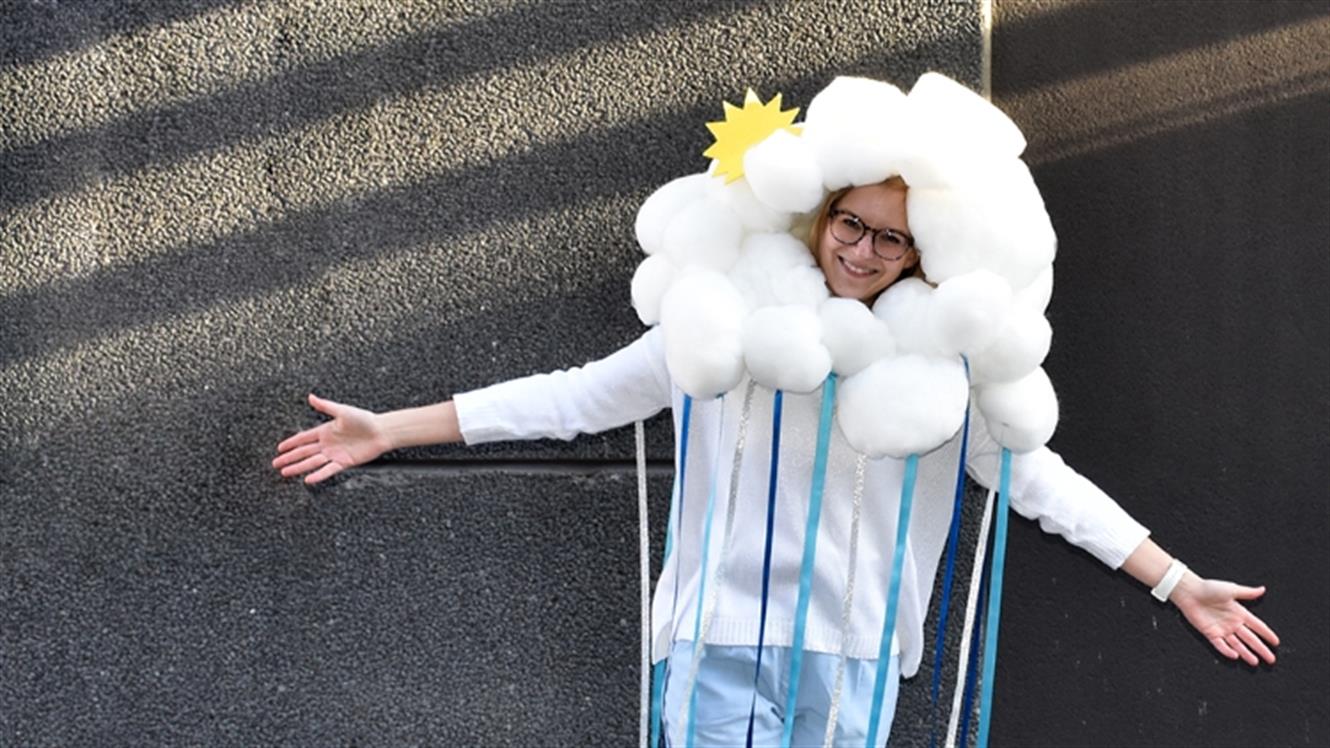 DIY pustni kostum: oblak