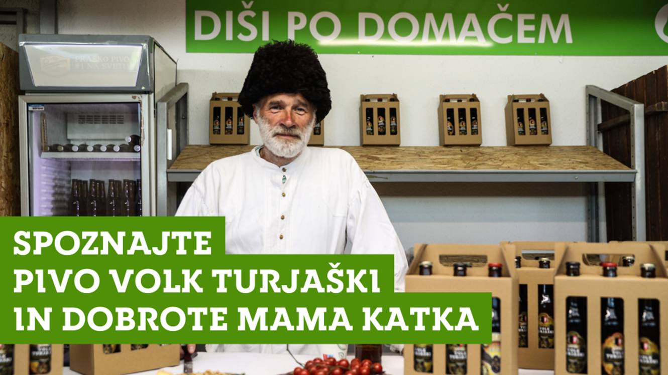 Diši po domačem: Pivo Volk Turjaški in domači izdelki Mama Katka