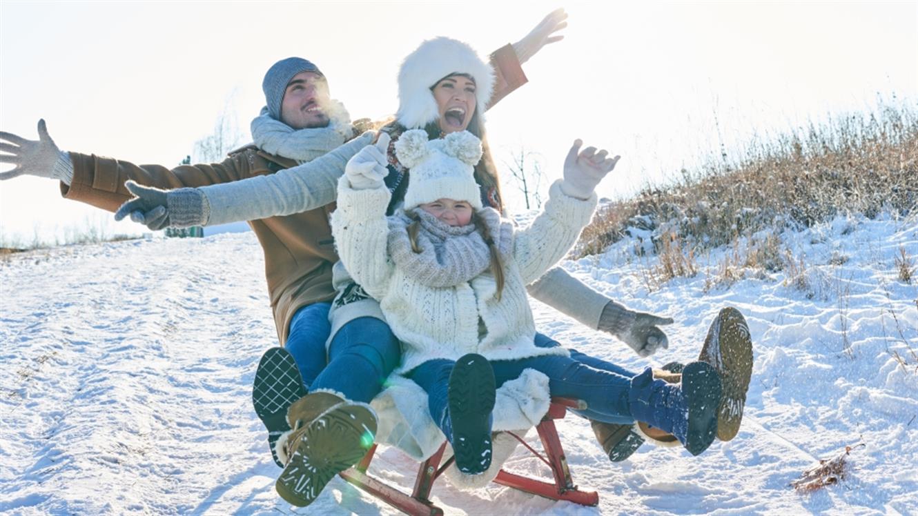 5 idej za družinsko zabavo na snegu