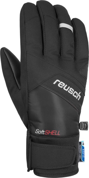 Reusch LUKE R-TEX XT, moške smučarske rokavice, črna 4801251