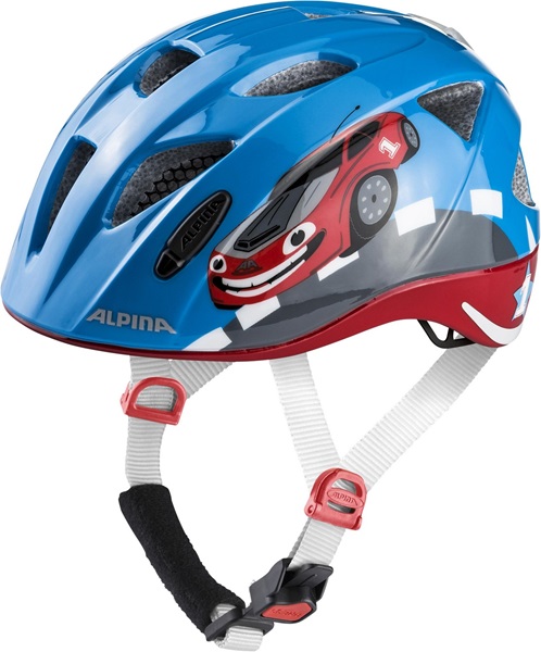 Alpina XIMO FLASH, otroška kolesarska čelada, modra 9710