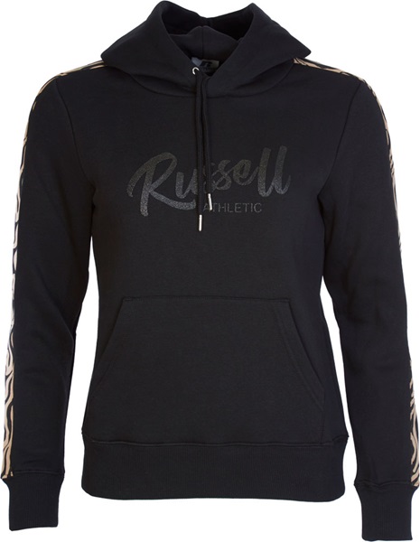 Russell Athletic ANIMAL - PULL OVER HOODY, pulover ž., črna A11142