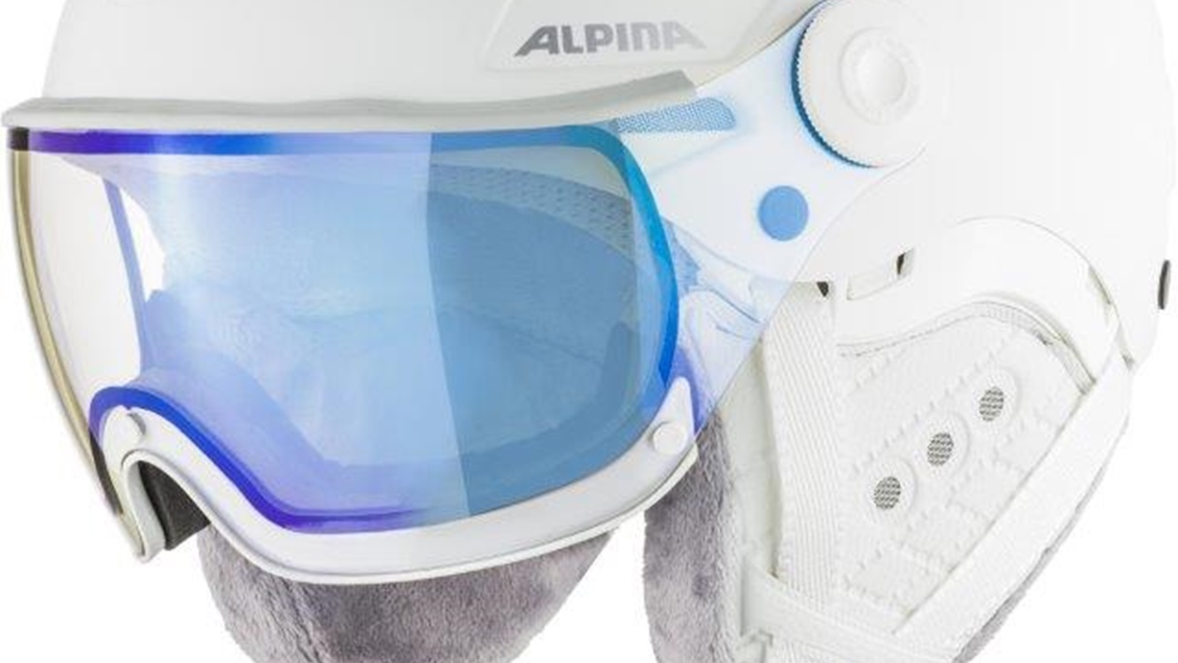 Alpina JUMP 2.0 VM, smučarska čelada, bela 0-9210