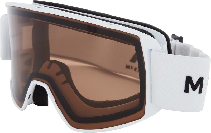 McKinley BASE 3.0 MIRROR, smučarska očala, bela 409134