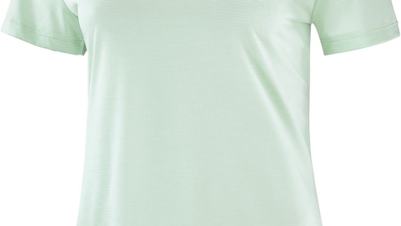 Salomon AGILE SS TEE W, ženska tekaška majica, zelena LC1483300
