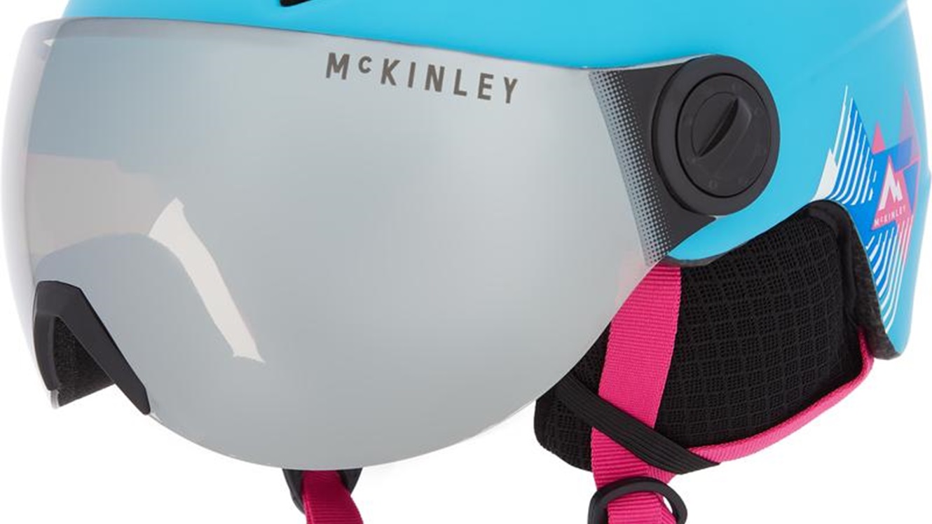 McKinley PULSE JR S2 VISOR HS-016, otroška smučarska čelada, modra 409106