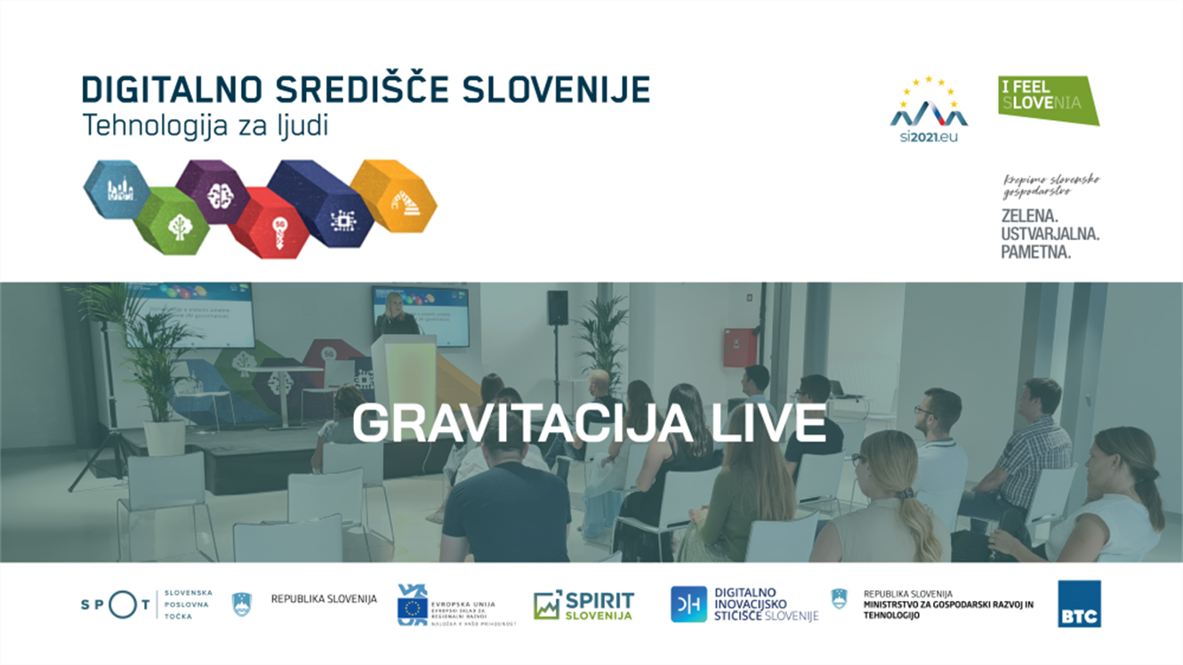 Digitalno središče Slovenije: Gravitacija LIVE!