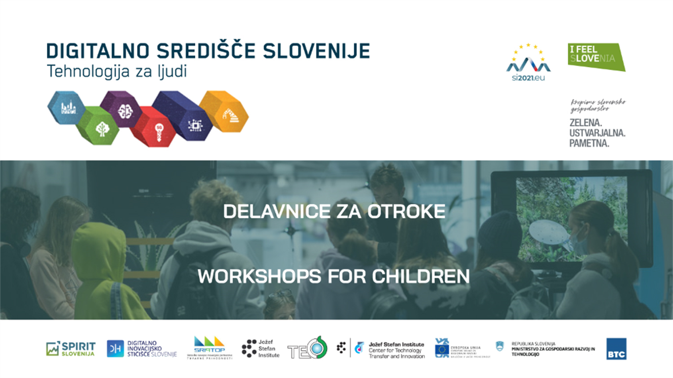 Digitalno središče Slovenije: Delavnice za otroke