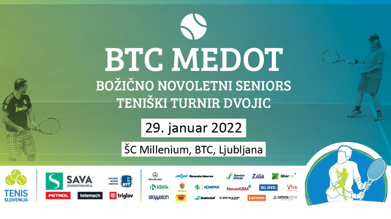 BTC – Medot Seniors teniški turnir dvojic 2022