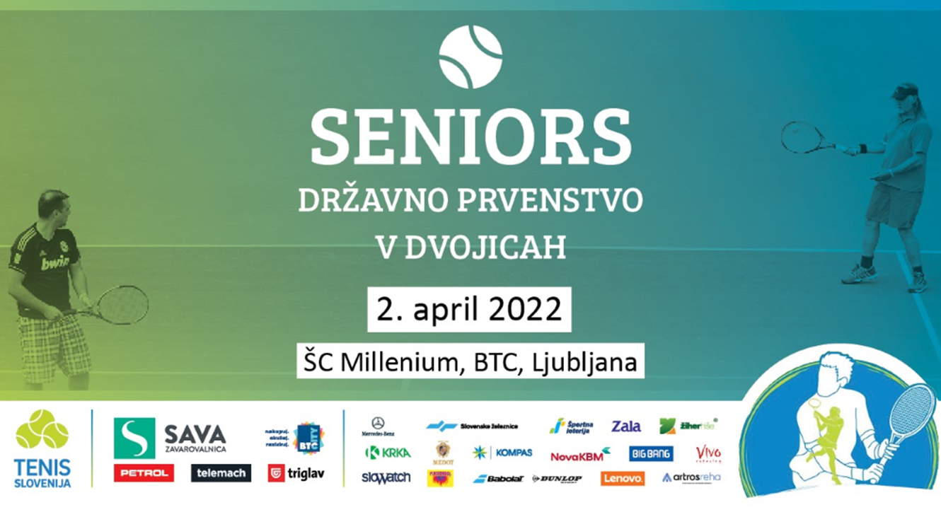 Tenis Slovenija: Seniors državno prvenstvo v dvojicah