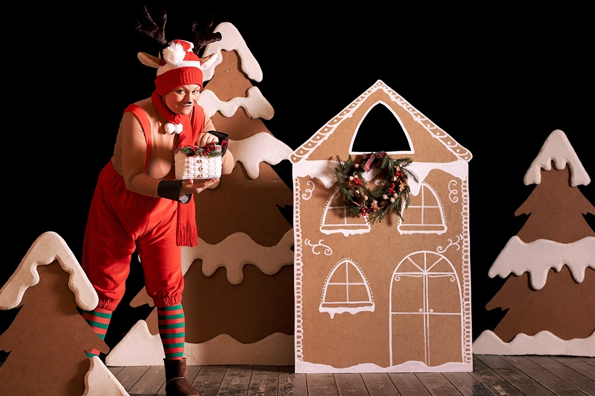 Predstava ku kuc gledališče mirko in praznične lučke