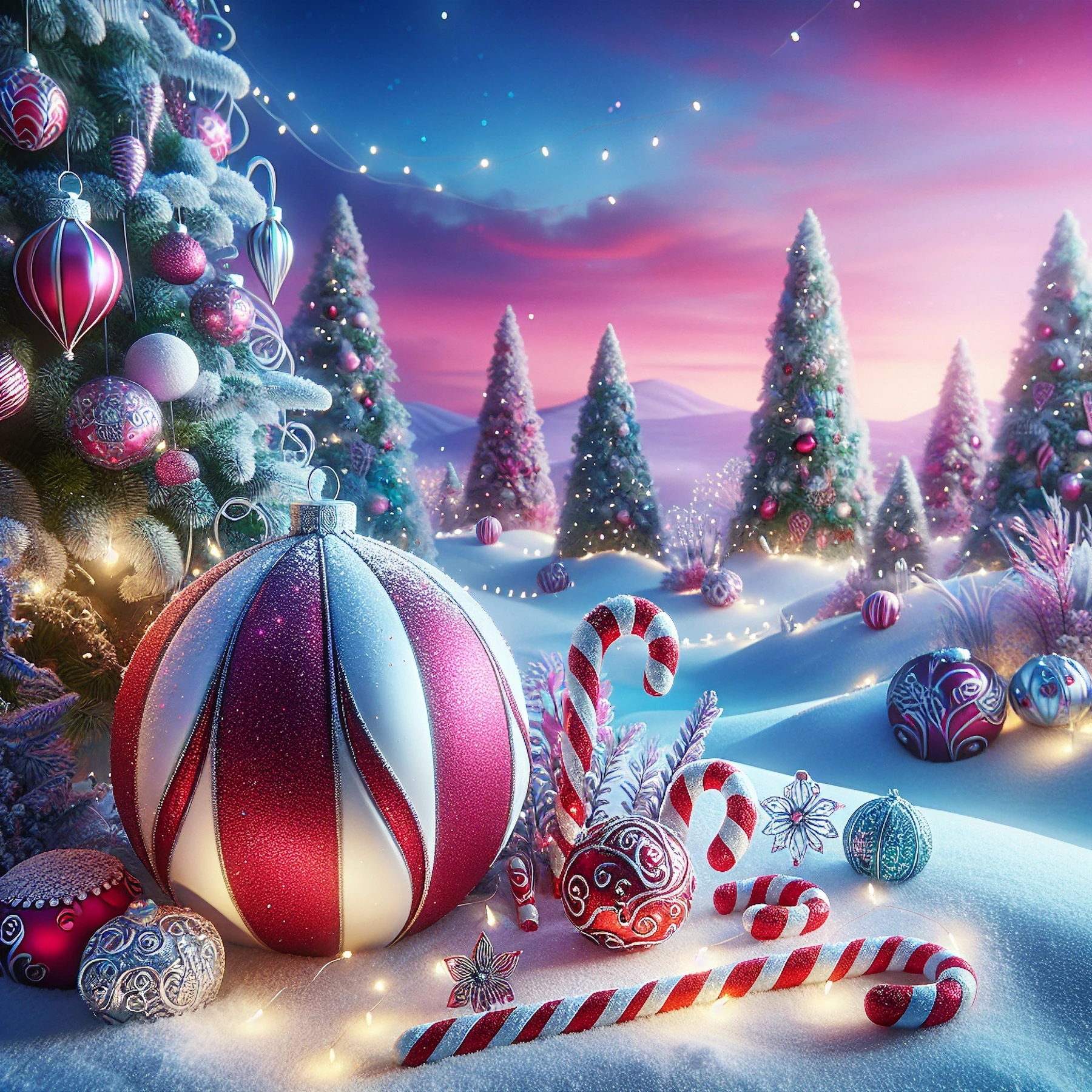 Praznicno ozadje winter wonderland