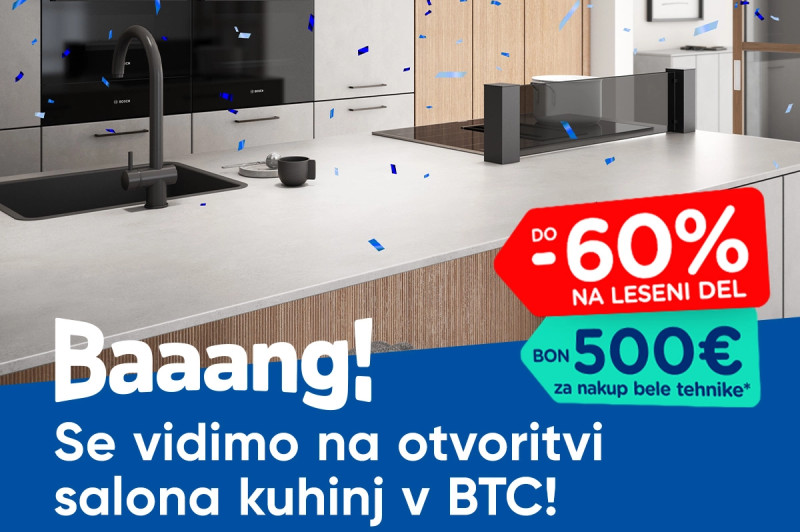 Big bang otvoritev salona kuhinj
