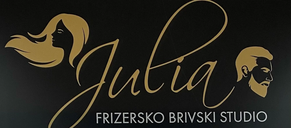 Logo frizersko brivski studio julia