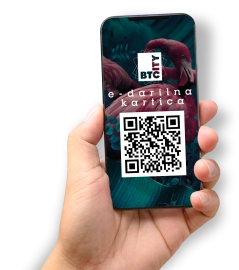 E-darilna kartica BTC City