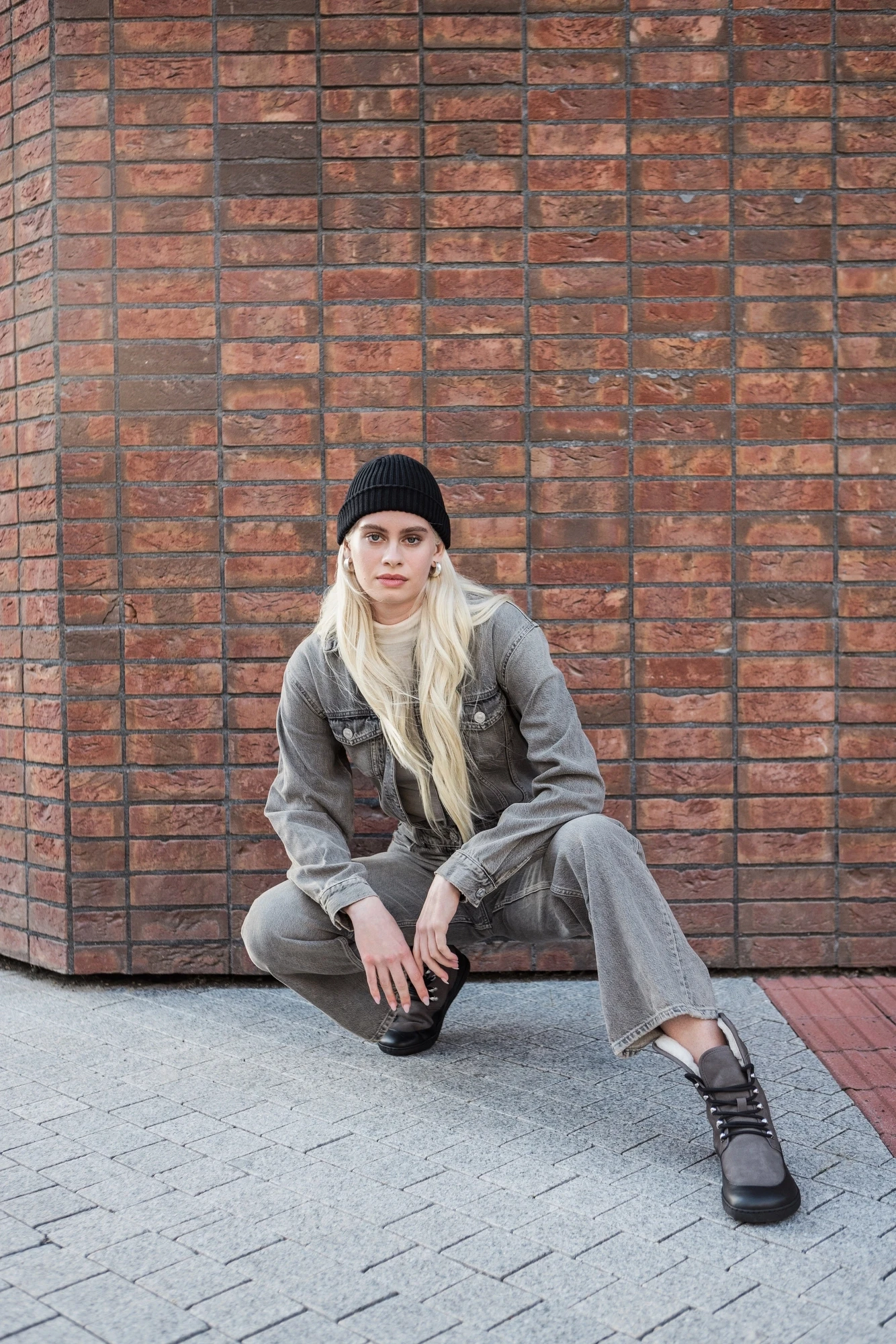 Zimne barefoot topanky lynx dark grey 2546