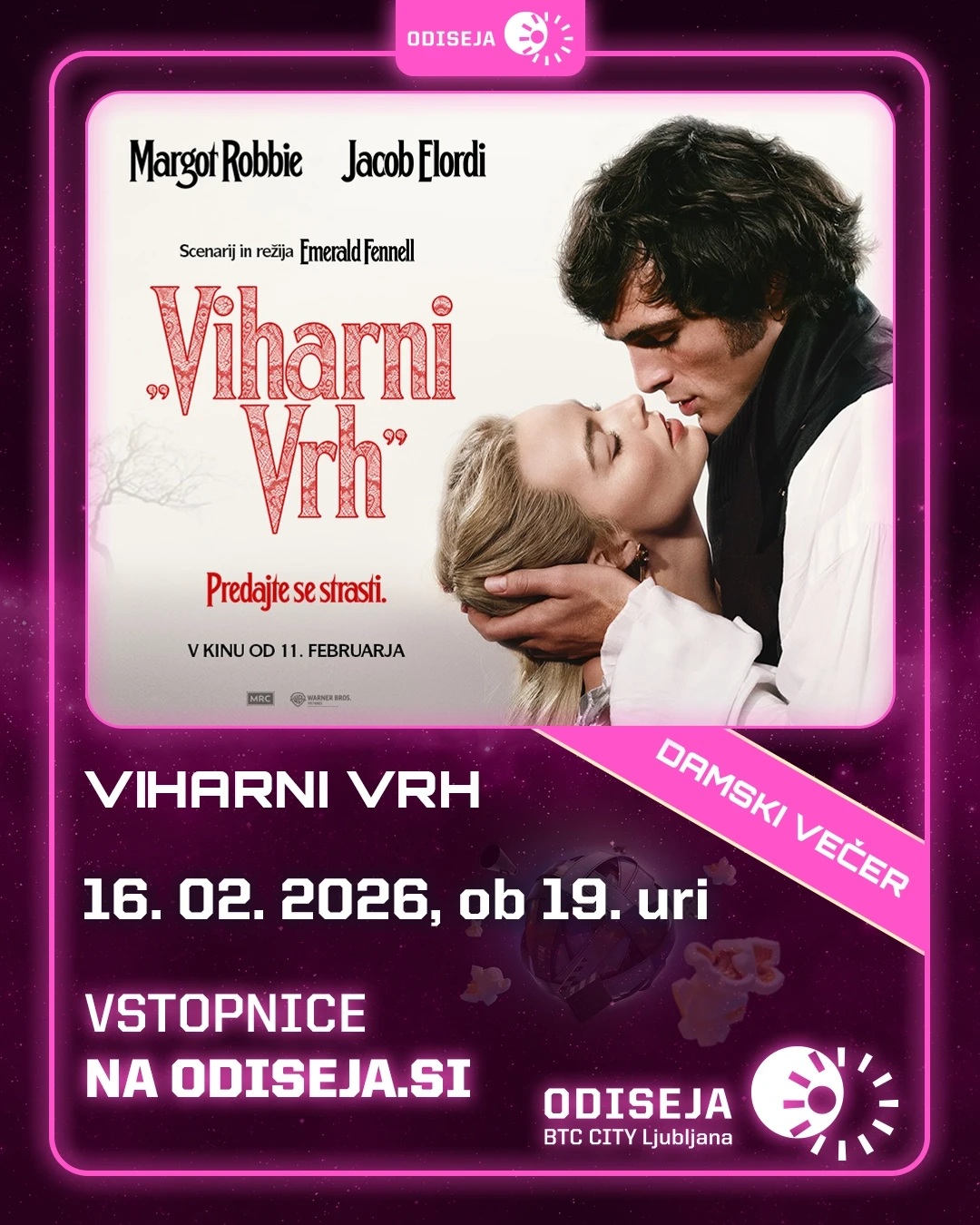 DAMSKI VEČER Viharni vrh odiseja