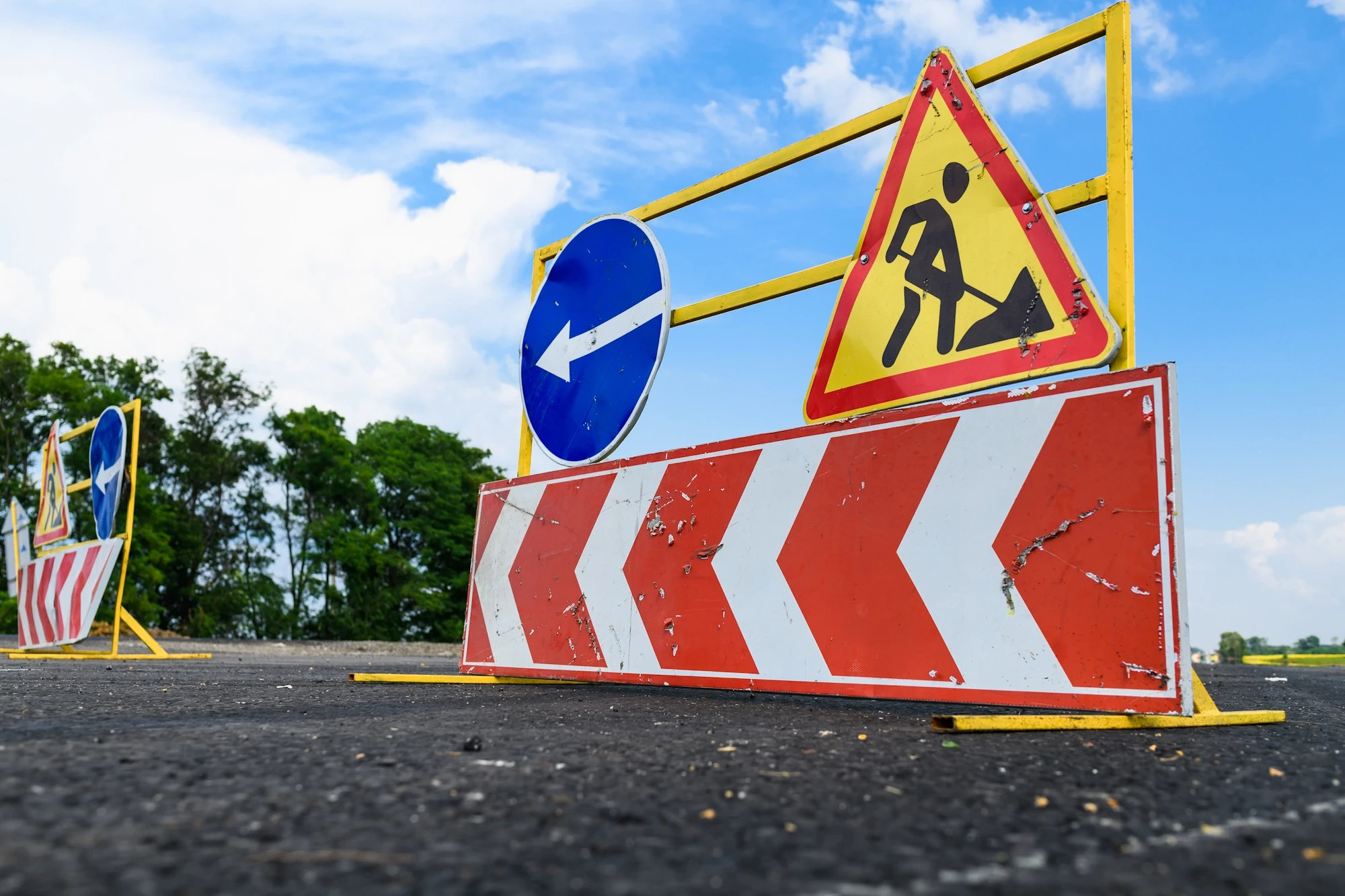 Delo na cesti promet