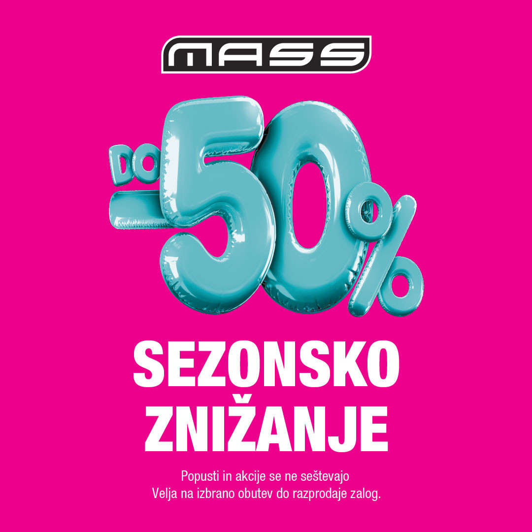 Banner Mass Sezonsko ZNIZANJE SLO 1080x1080px logo
