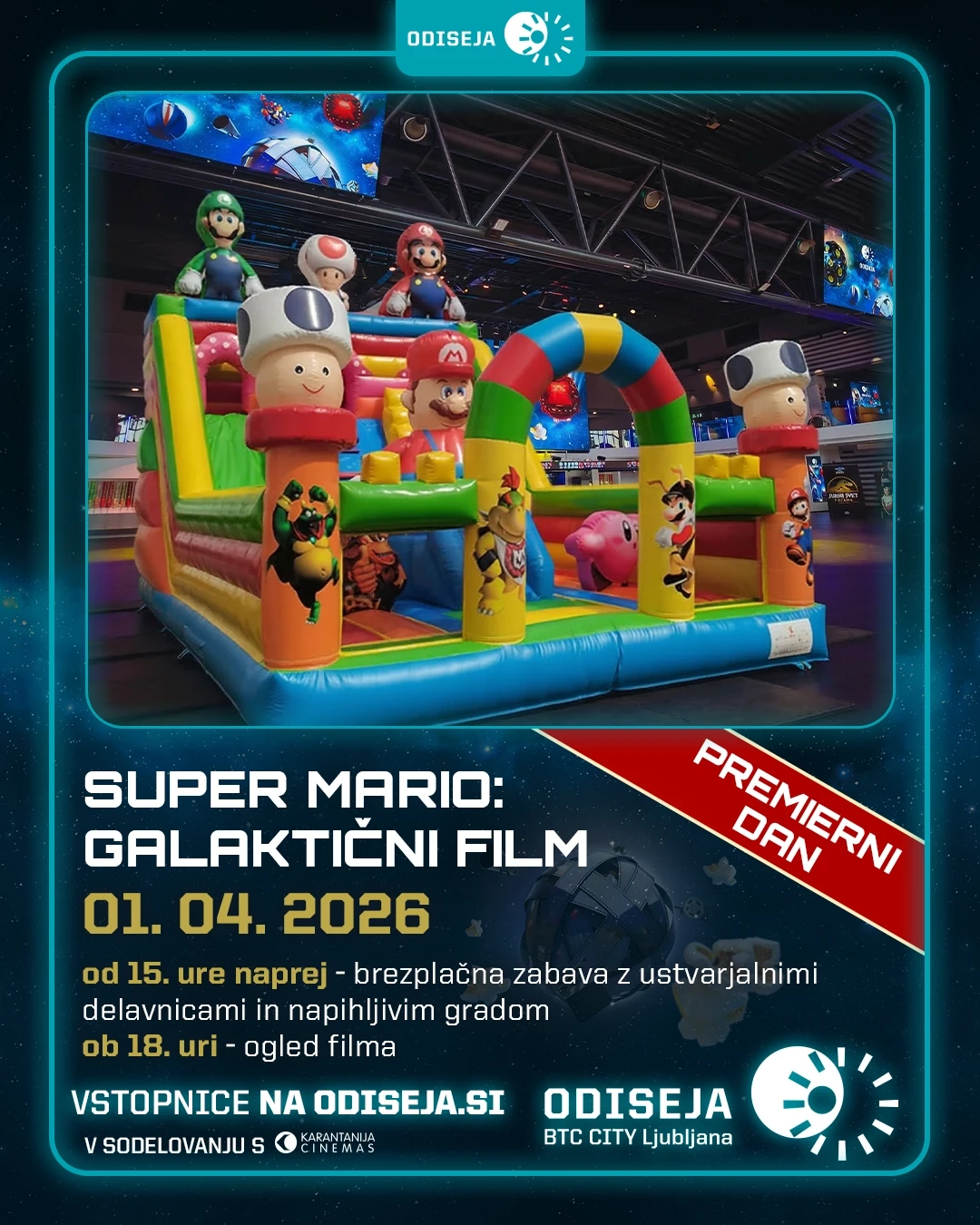 Super Mario premierni dan