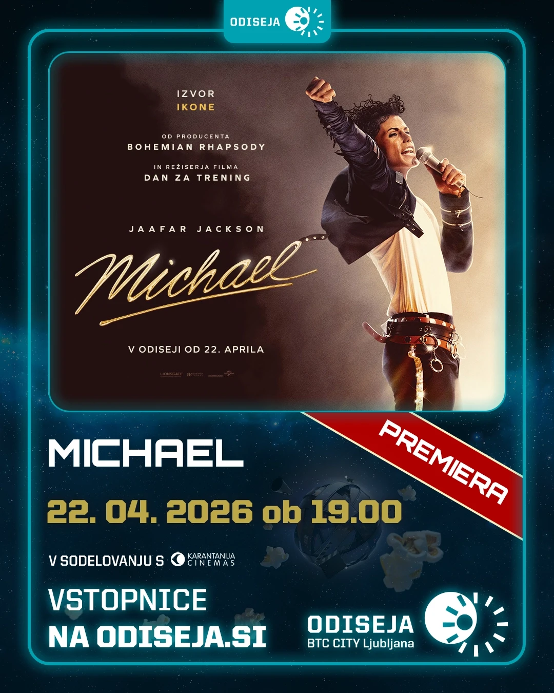 MICHAEL PREMIERA odiseja