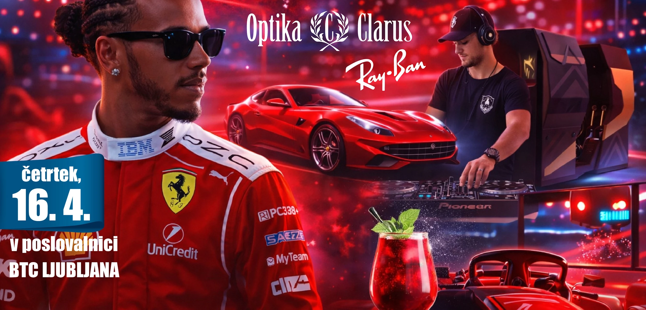 Optika clarus dogodek ray ban